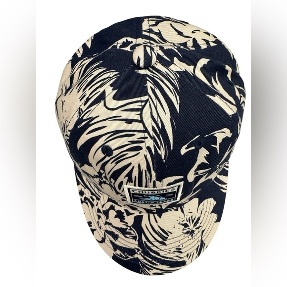 NWOT Chubbies Floressence  Blue and Cream Floral Adjustable Cap - Picture 4 of 9